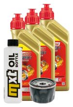 Pacchetto di ispezione 3L 5W-40 + filtro olio + 2x candela per Gilera GP 800 ccm