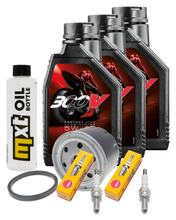 Inspection package 3L 5W-40 + oil filter + 2x spark plug for Gilera GP 800 ccm