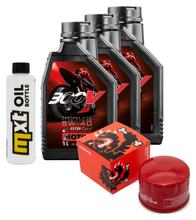 Inspectiepakket 3L 5W-40 + Oliefilter + 2x Bougie voor Gilera GP 800 ccm
