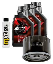 Inspectiepakket 3L 5W-40 + Oliefilter + 2x Bougie voor Gilera GP 800 ccm