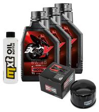 Inspectiepakket 3L 5W-40 + Oliefilter + 2x Bougie voor Gilera GP 800 ccm