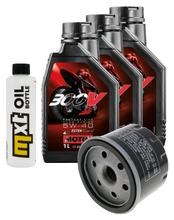 Inspectiepakket 3L 5W-40 + Oliefilter + 2x Bougie voor Gilera GP 800 ccm