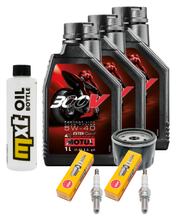 Inspectiepakket 3L 5W-40 + Oliefilter + 2x Bougie voor Gilera GP 800 ccm