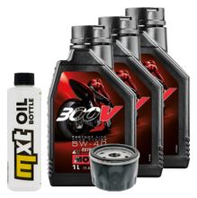 Inspectiepakket 3L 5W-40 + Oliefilter + 2x Bougie voor Gilera GP 800 ccm