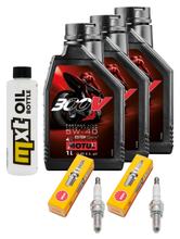 Inspectiepakket 3L 5W-40 + Oliefilter + 2x Bougie voor Gilera GP 800 ccm
