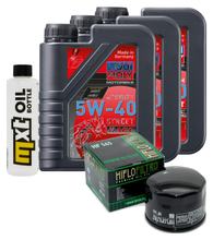 Inspectiepakket 3L 5W-40 + Oliefilter + 2x Bougie voor Gilera GP 800 ccm