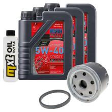 Pacchetto di ispezione 3L 5W-40 + filtro olio + 2x candela per Gilera GP 800 ccm