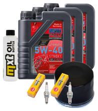 Inspectiepakket 3L 5W-40 + Oliefilter + 2x Bougie voor Gilera GP 800 ccm