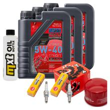 Inspectiepakket 3L 5W-40 + Oliefilter + 2x Bougie voor Gilera GP 800 ccm