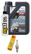 Inspektionspaket 1L 10W-30 + Ölfilter + 1x Zündkerze für Honda Wave i 110 ccm