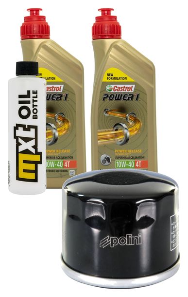 Inspektionspaket 2L 10W-40 + Ölfilter + 1x Zündkerze für Honda NSS Jazz 250 ccm