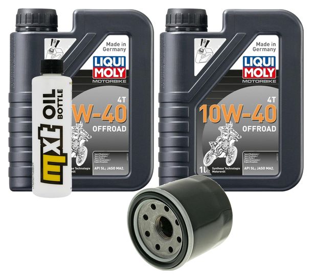 Paquete de inspección 2L 10W-40 + filtro de aceite + 1x bujía para Honda NSS Jazz 250 ccm