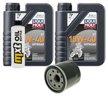 Paquete de inspección 2L 10W-40 + filtro de aceite + 1x bujía para Honda NSS Jazz 250 ccm