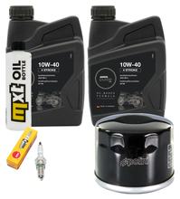 Inspection package 2L 10W-40 + oil filter + 1x spark plug for Honda NSS Jazz 250 ccm
