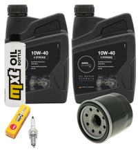 Pacchetto di ispezione 2L 10W-40 + filtro olio + 1x candela per Honda NSS Jazz 250 ccm