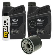 Pacchetto di ispezione 2L 10W-40 + filtro olio + 1x candela per Honda NSS Jazz 250 ccm