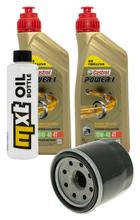 Paquete de inspección 2L 10W-40 + filtro de aceite + 1x bujía para Honda NSS Jazz 250 ccm