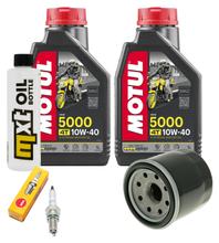Kit d'inspection 2L 10W-40 + filtre à huile + 1x bougie pour Honda NSS Jazz 250 ccm
