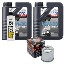 Pacchetto di ispezione 2L 10W-30 + filtro olio + 1x candela per Honda NSS A Forza 300 ccm