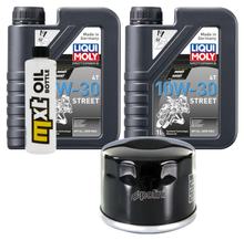 Inspectiepakket 2L 10W-30 + Oliefilter + 1x Bougie voor Honda NSS A Forza 300 ccm
