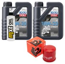 Inspectiepakket 2L 10W-30 + Oliefilter + 1x Bougie voor Honda SH i 300 ccm Bj. 2011