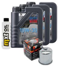 Inspectiepakket 3L 10W-30 + Oliefilter + 2x Bougie voor Honda FJS Silver-Wing 600 ccm