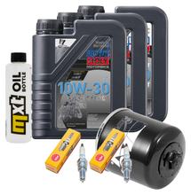 Pacchetto di ispezione 3L 10W-30 + filtro olio + 2x candela per Honda FJS Silver-Wing 600 ccm