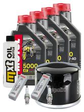 Inspection package 4L 10W-40 + oil filter + 2x spark plug for Honda NC D Integra 700 ccm