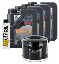 Inspectiepakket 4L 10W-40 + Oliefilter + 2x Bougie voor Honda NC D Integra 700 ccm