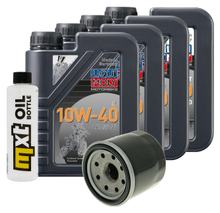 Inspectiepakket 4L 10W-40 + Oliefilter + 2x Bougie voor Honda NC D Integra 700 ccm