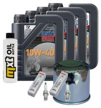 Inspectiepakket 4L 10W-40 + Oliefilter + 2x Bougie voor Honda NC D Integra 700 ccm