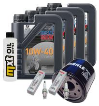 Inspectiepakket 4L 10W-40 + Oliefilter + 2x Bougie voor Honda NC D Integra 700 ccm