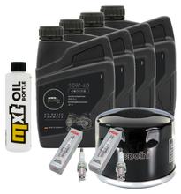Inspectiepakket 4L 10W-40 + Oliefilter + 2x Bougie voor Honda NC D Integra 700 ccm