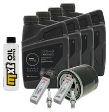 Inspection package 4L 10W-40 + oil filter + 2x spark plug for Honda NC D Integra 700 ccm