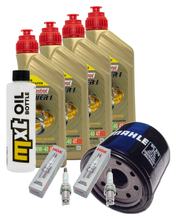Inspectiepakket 4L 10W-40 + Oliefilter + 2x Bougie voor Honda NC D Integra 700 ccm