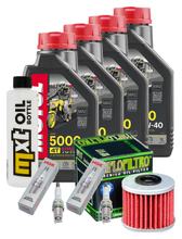 Inspection package 4L 10W-40 + oil filter + 2x spark plug for Honda NC D Integra 750 ccm