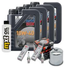 Inspectiepakket 4L 10W-40 + Oliefilter + 2x Bougie voor Honda NC D Integra 750 ccm