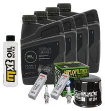 Pacchetto di ispezione 4L 10W-40 + filtro olio + 2x candela per Honda NC D Integra 750 ccm
