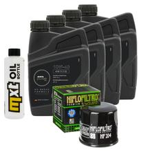 Kit d'inspection 4L 10W-40 + filtre à huile + 2 bougies pour Honda NC D Integra 750 ccm