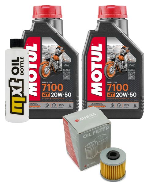 Inspektionspaket 2L 20W-50 + Ölfilter + 1x Zündkerze für Kawasaki J SE 300 ccm