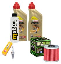 Inspekční sada 2L 20W-50 + olejový filtr + 1x zapalovací svíčka pro Kawasaki J SE 300 ccm