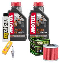 Inspekční sada 2L 20W-50 + olejový filtr + 1x zapalovací svíčka pro Kawasaki J SE 300 ccm