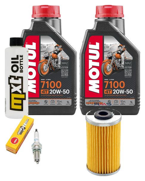 Inspektionspaket 2L 20W-50 + Ölfilter + 1x Zündkerze für Kymco Dink 125 ccm