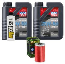 Inspekční balíček 2L 20W-50 + olejový filtr + 1x zapalovací svíčka pro Kymco Dink 125 ccm