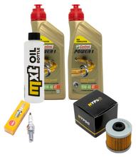 Inspektionspaket 2L 10W-40 + Ölfilter + 1x Zündkerze für Kymco K-XCT i Downtown i 125 / 300 ccm