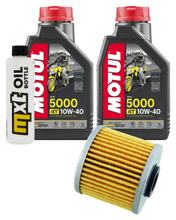Kit d'inspection 2L 10W-40 + filtre à huile + 1x bougie pour Kymco K-XCT i Downtown i 125 / 300 ccm