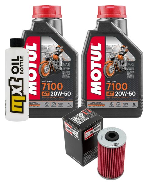 Inspektionspaket 2L 20W-50 + Ölfilter + 1x Zündkerze für Kymco Grand Dink 125 ccm