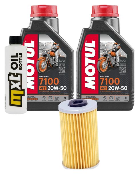 Inspektionspaket 2L 20W-50 + Ölfilter + 1x Zündkerze für Kymco Grand Dink 125 ccm