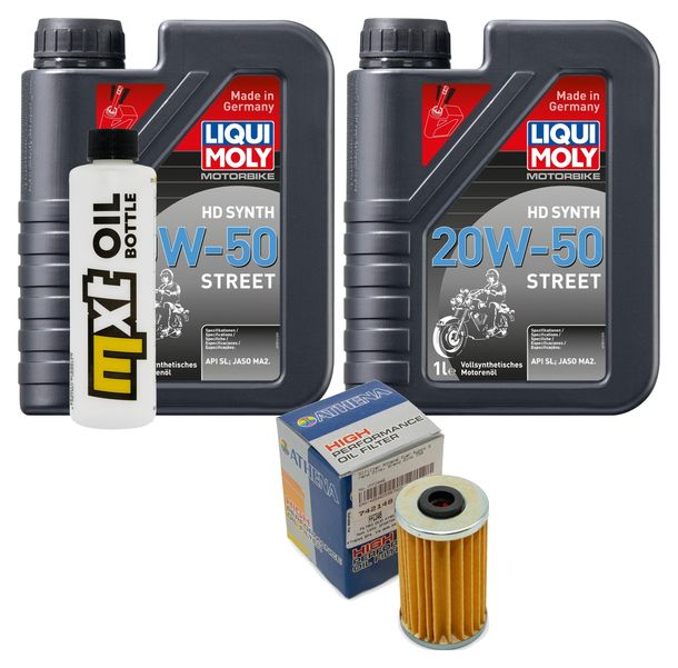 Inspektionspaket 2L 20W-50 + Ölfilter + 1x Zündkerze für Kymco Grand Dink 125 ccm