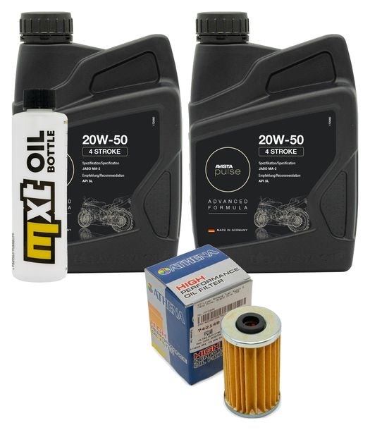 Inspektionspaket 2L 20W-50 + Ölfilter + 1x Zündkerze für Kymco Grand Dink 125 ccm